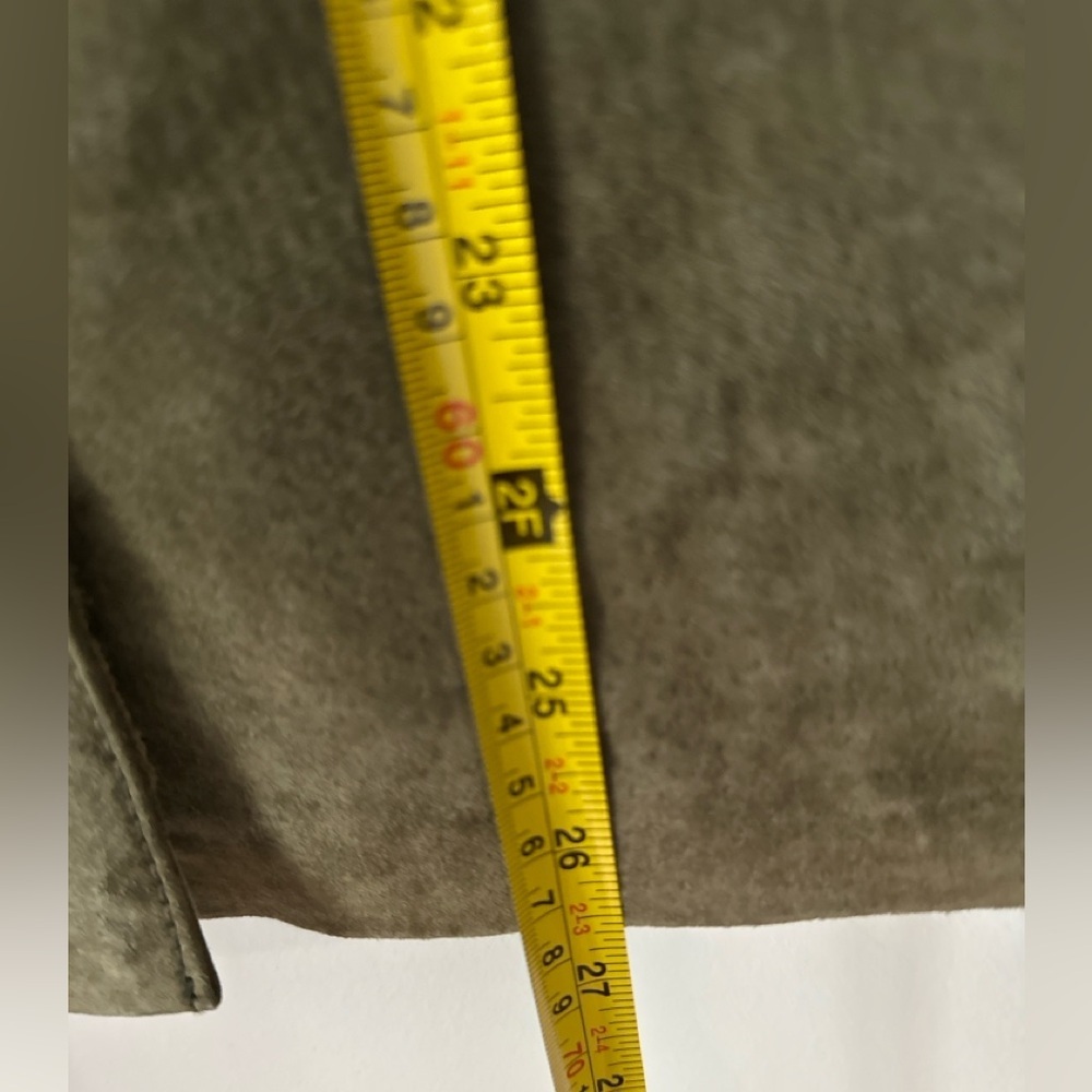 Vintage‎ 90s Olive Suede Jacket NEW WITH TAGS!! Size M - Picture 13 of 13